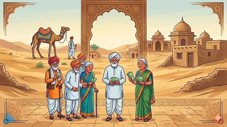 Rajasthan hikes social security welfare pension to Rs 1,450 - AI