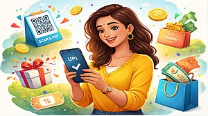 AI Generated : UPI Hits Record FY26, Tips To Stay Safe While Paying Digitally