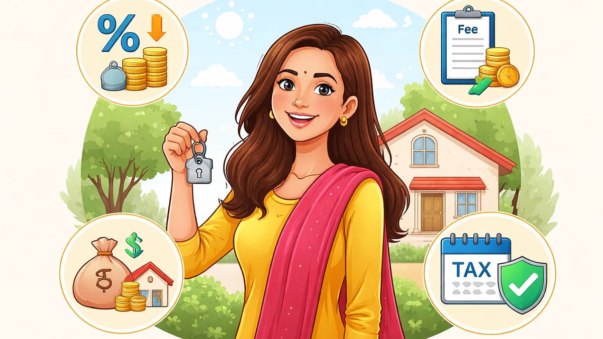 Women Home Loan Benefits (AI Image)
