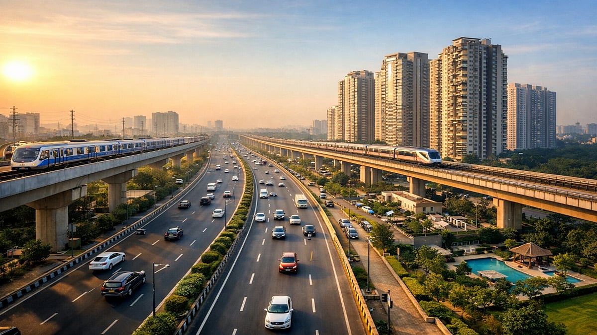 Ghaziabad is increasingly perceived not as a peripheral alternative but as a well-integrated residential market. - AI Image