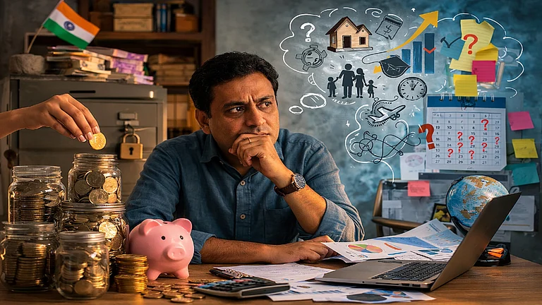 Indians are world-class savers, but they are hesitant planners. - AI Image