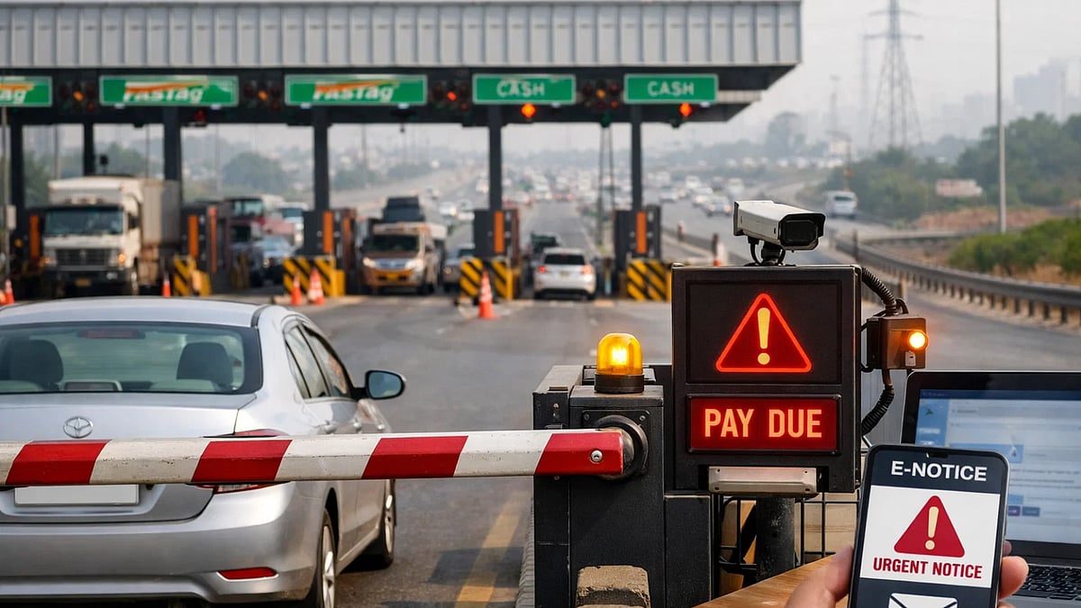 Unpaid Toll To Trigger E-Notices (AI Image) - null
