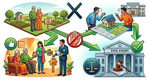 Ai : Allahabad High Court clarifies rules under the Senior Citizens Act to settle unrelated property ownership disputes