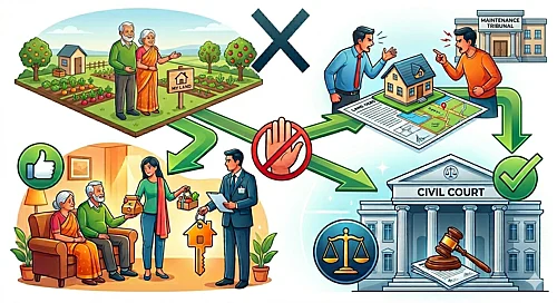 Ai : Allahabad High Court clarifies rules under the Senior Citizens Act to settle unrelated property ownership disputes