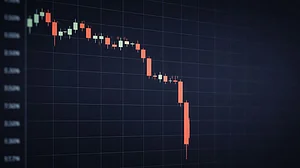 ChatGPT : Domestic equities fell, tracking weakness across global markets. (AI-generated)