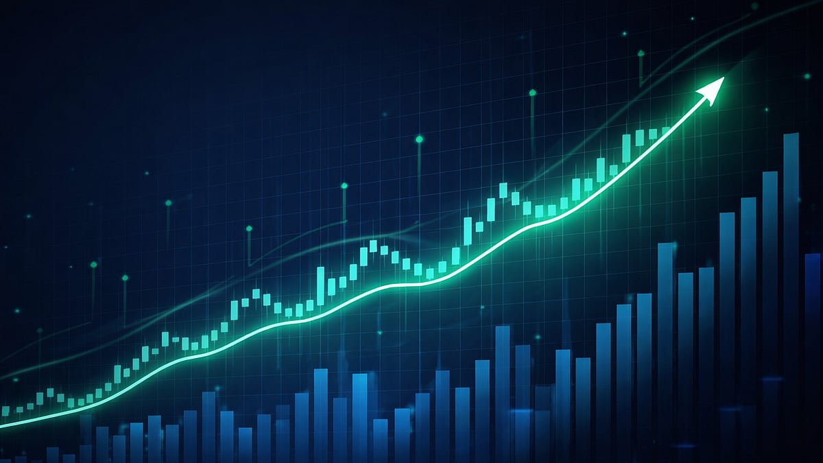 Broad-based buying lifted most sectoral indices, led by realty and metals. (AI-generated) - ChatGPT