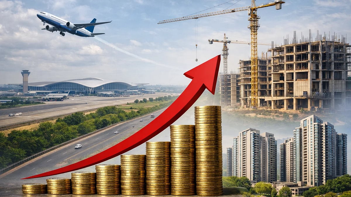 Jewar Airport Boosts Noida Real Estate (AI Image) - null