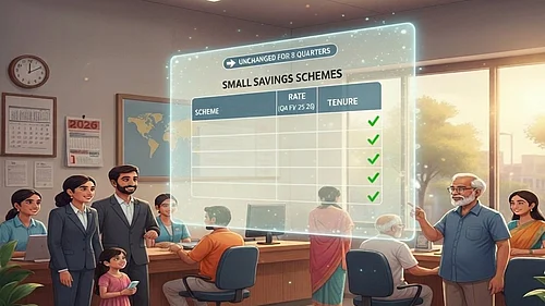 AI : Small savings remain unchanged for April-June 2026 quarter