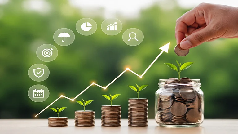 Select mutual funds which have consistent performance history and have reported healthy returns in different market conditions. - AI Image