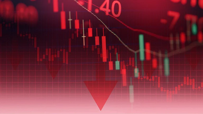 Much of the sell-off in the financial services sector has come from HDFC Bank shares - Canva