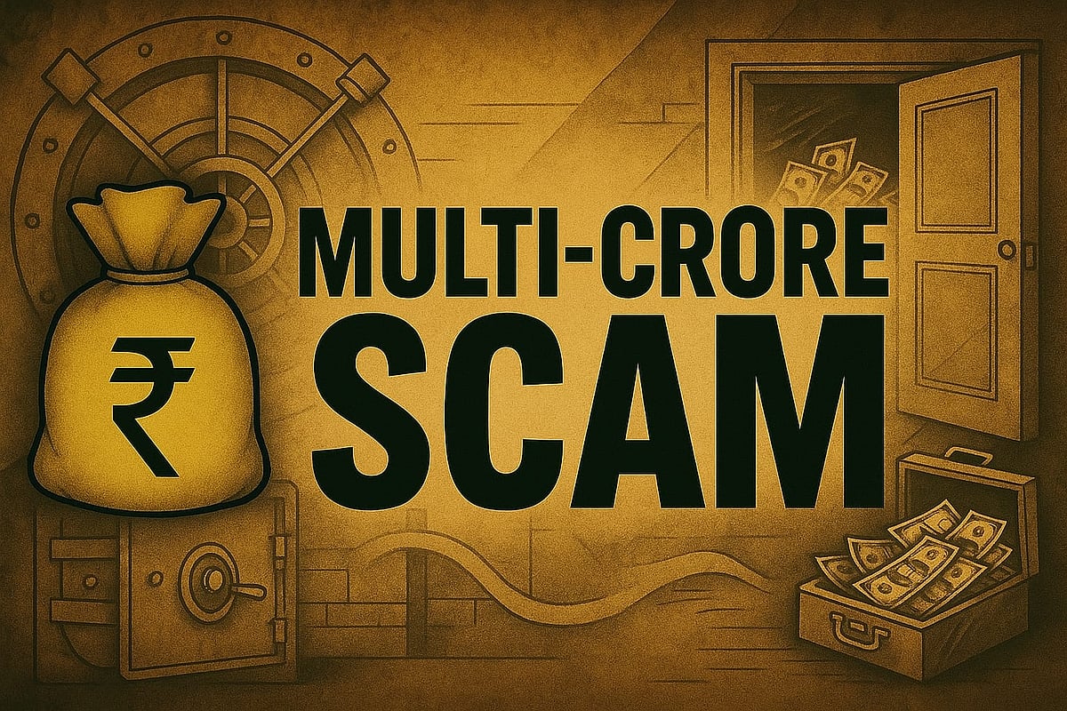 AI generated : UP STF Busts Multi-Crore Trading Scams, 2 Arrested
