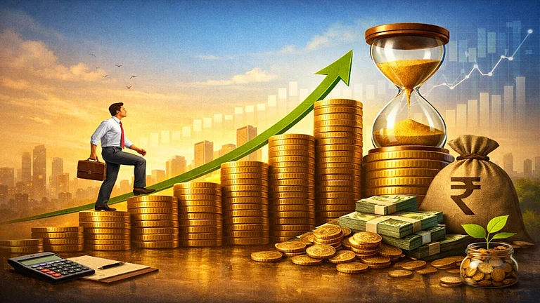 A Step-Up SIP works not just because of compounding, but because it removes friction. - AI Image