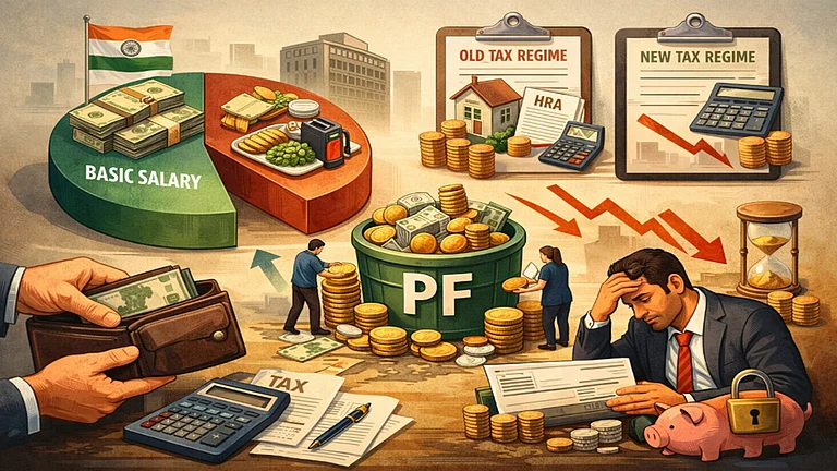 The 50 per cent basic pay rule is unlikely to significantly increase the attractiveness of the new tax regime. - AI Image