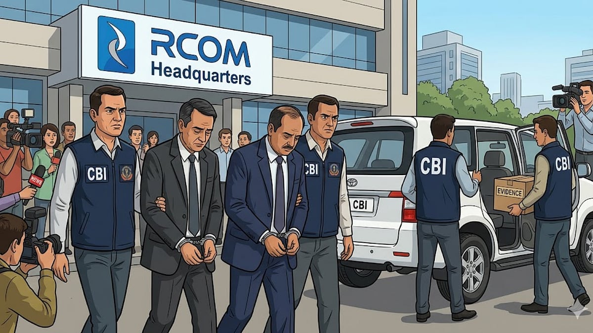CBI Arrests RCOM Executives (AI Image) - null