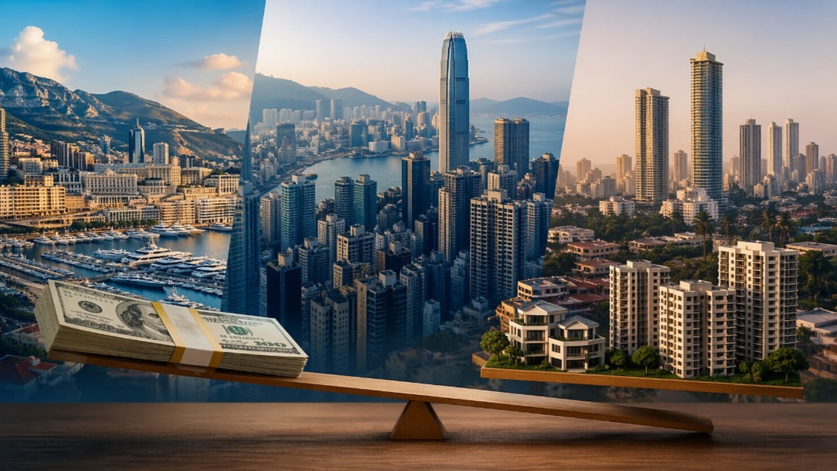 AI Image : While Indian cities still offer more space for the same money, that advantage is shrinking. 