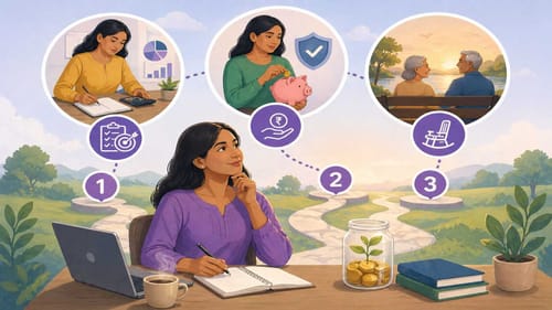 AI : Financial steps every woman must take for secure retirement