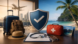 AI Image : In a foreign country, reimbursement means paying upfront, often in large amounts. Cashless access isn’t a feature. It’s a necessity.