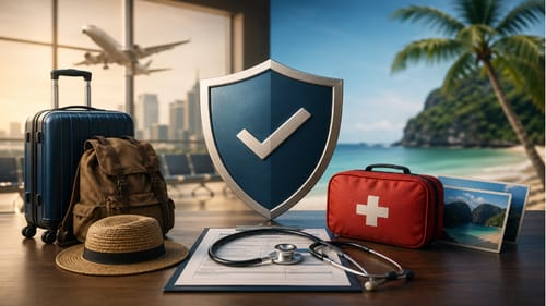 AI Image : In a foreign country, reimbursement means paying upfront, often in large amounts. Cashless access isn’t a feature. It’s a necessity.