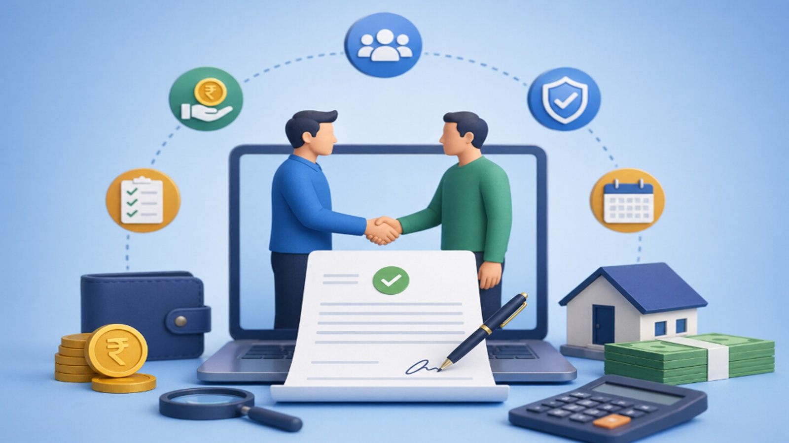 AI Image : Borrow only what you need, know your true costs, borrow responsibly from a reputable platform, and have a plan to repay. 