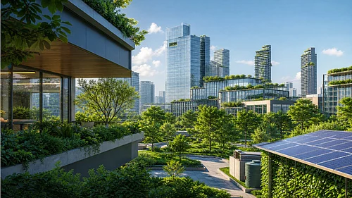 AI Image : Lower operating costs, stronger tenant retention and higher investor confidence have made green buildings difficult to ignore, particularly in cities competing for global capital.