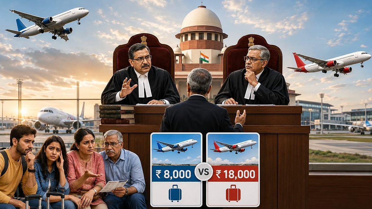 AI : The Supreme Court urges the government to rationalise airfare, providing relief to flyers hit by sharp ticket price swings