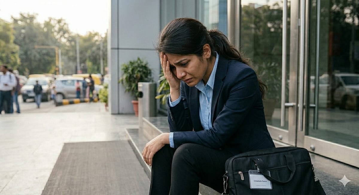 AI Generated Image : IIM Graduate Spends Thousands to Relocate For Delhi Job