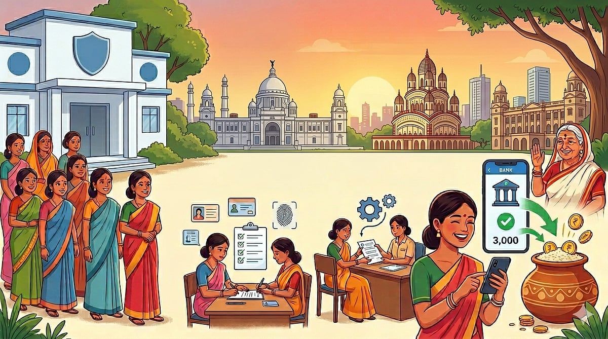 West Bengal’s Annapurna Yojana will provide Rs 3,000 monthly aid to eligible women  - AI