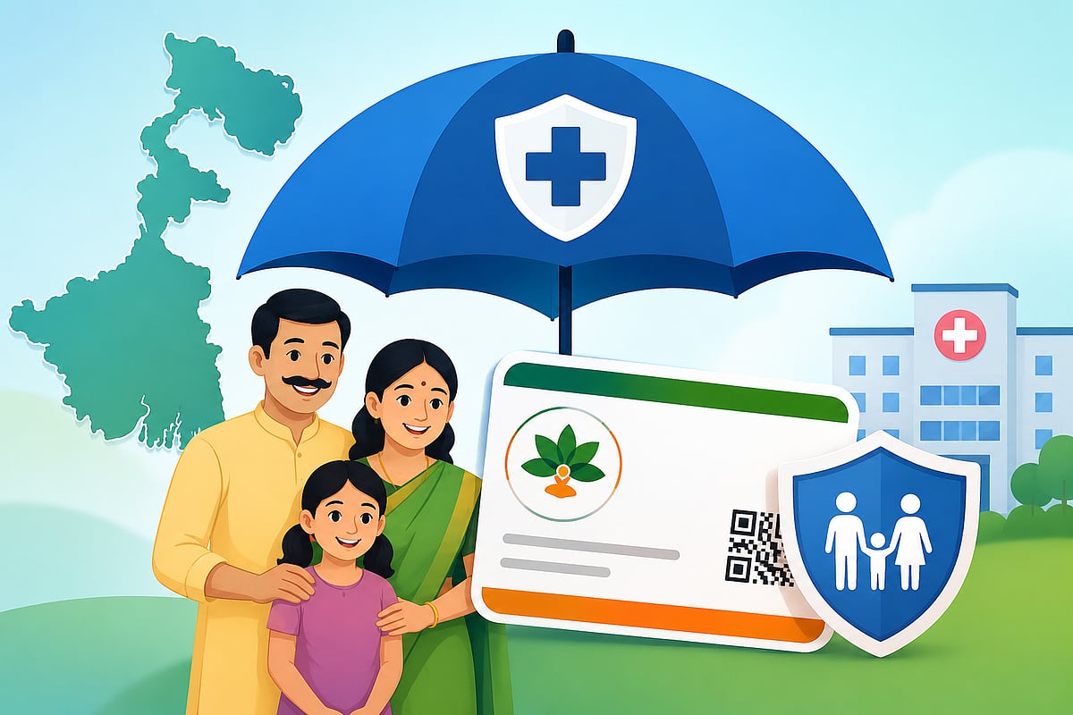 AI generated : West Bengal Joins Ayushman Bharat