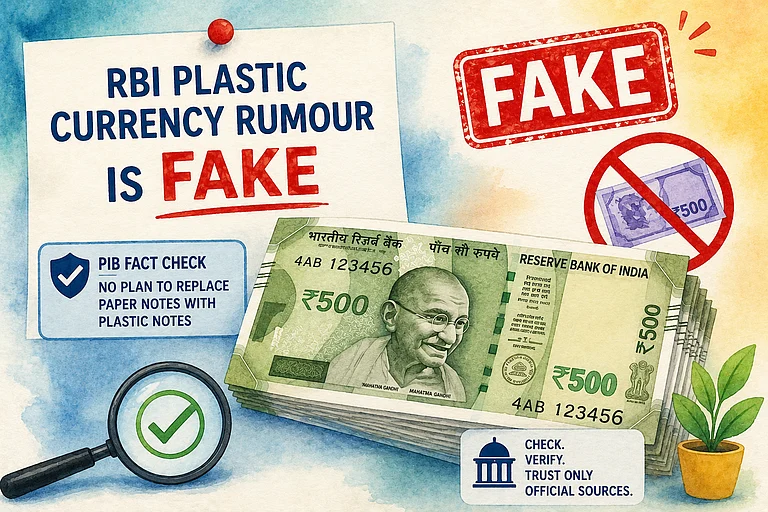 RBI Plastic Currency Rumour Debunked - AI generated
