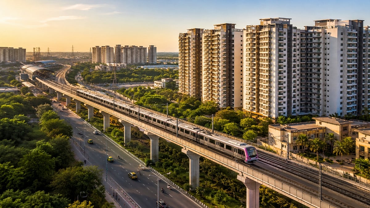 Faridabad is fast becoming a formidable real estate player in NCR.  - AI Image
