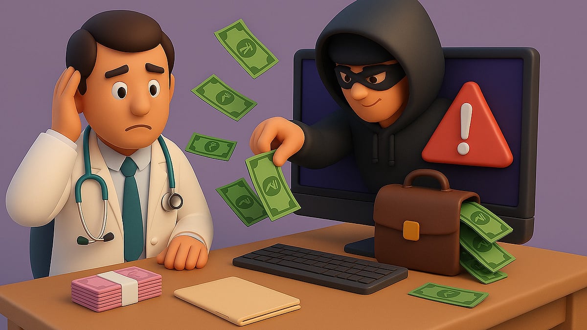 Telangana doctors lose Rs 30 crore to cyber fraud - AI