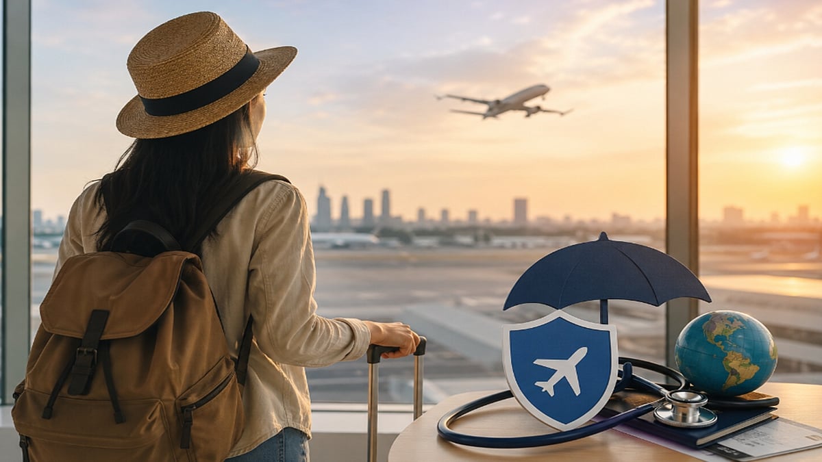 AI Image : Common carrier or flight delay insurance provides a cash payout if your flight gets delayed.