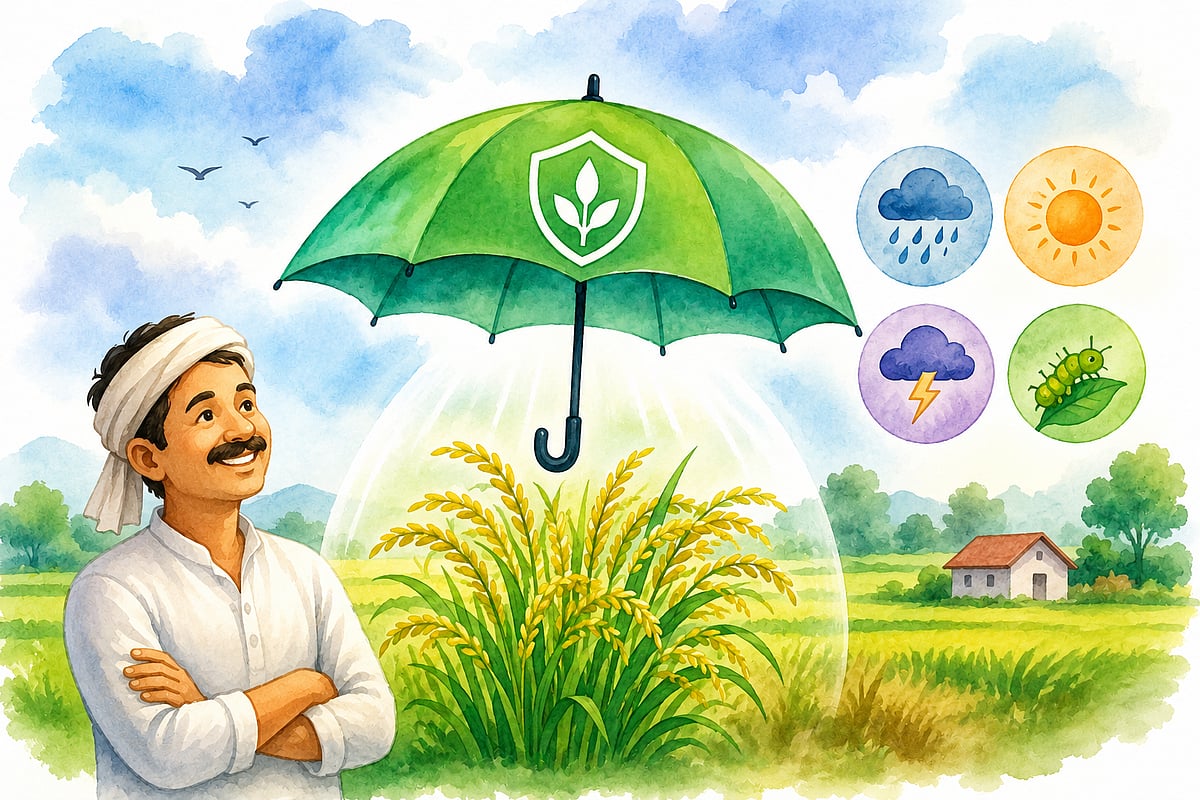 PMFBY Returns To Bengal: Benefits, Coverage And Process - AI generated