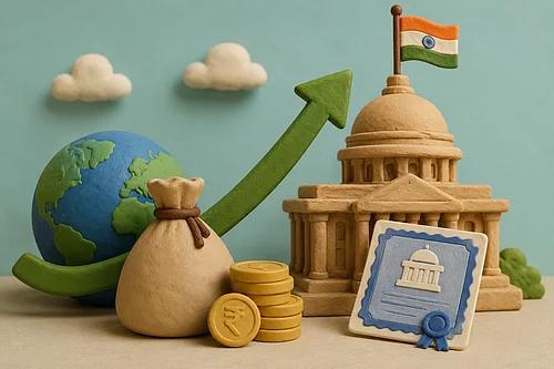 AI Generated : FPI Bond Inflows Near Rs 35,000 Crore After Tax Relief