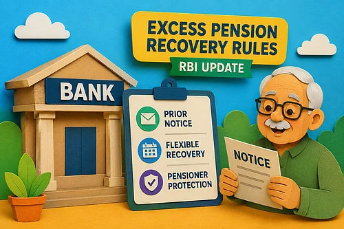 AI generated : RBI Revises Rules For Recovery Of Excess Pension Payments
