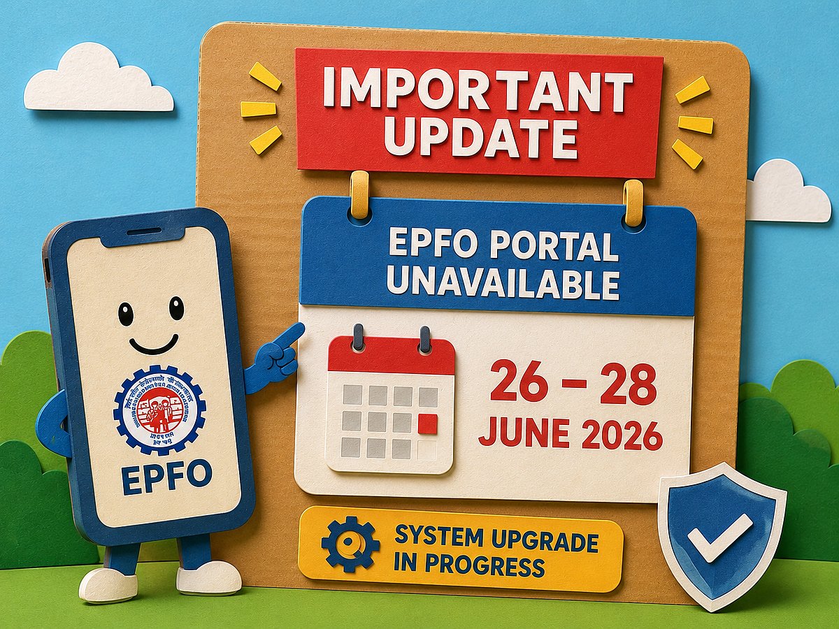 EPFO Portal Down June 26-28: Claims Services Unavailable - AI generated