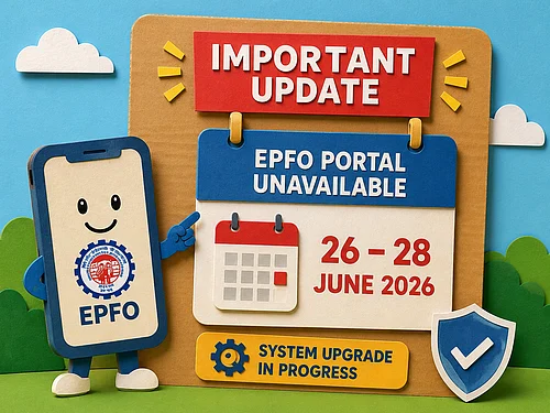 AI generated : EPFO Portal Down June 26-28: Claims Services Unavailable