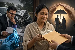 AI : DNA Evidence & Widow & Insurance Claim