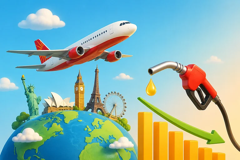 Air India Cuts Fuel Surcharges On Select Overseas Flights - AI generated