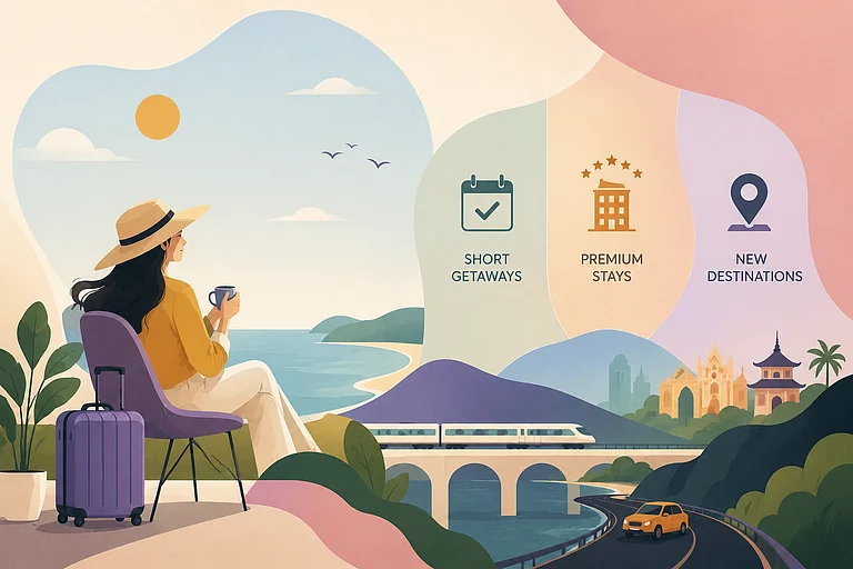 62 Per Cent Choose Premium Stays As Short Trips Rise In India - AI generated