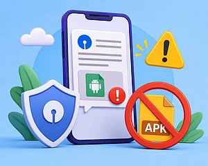 AI generated : SBI Reward APK Scam Alert