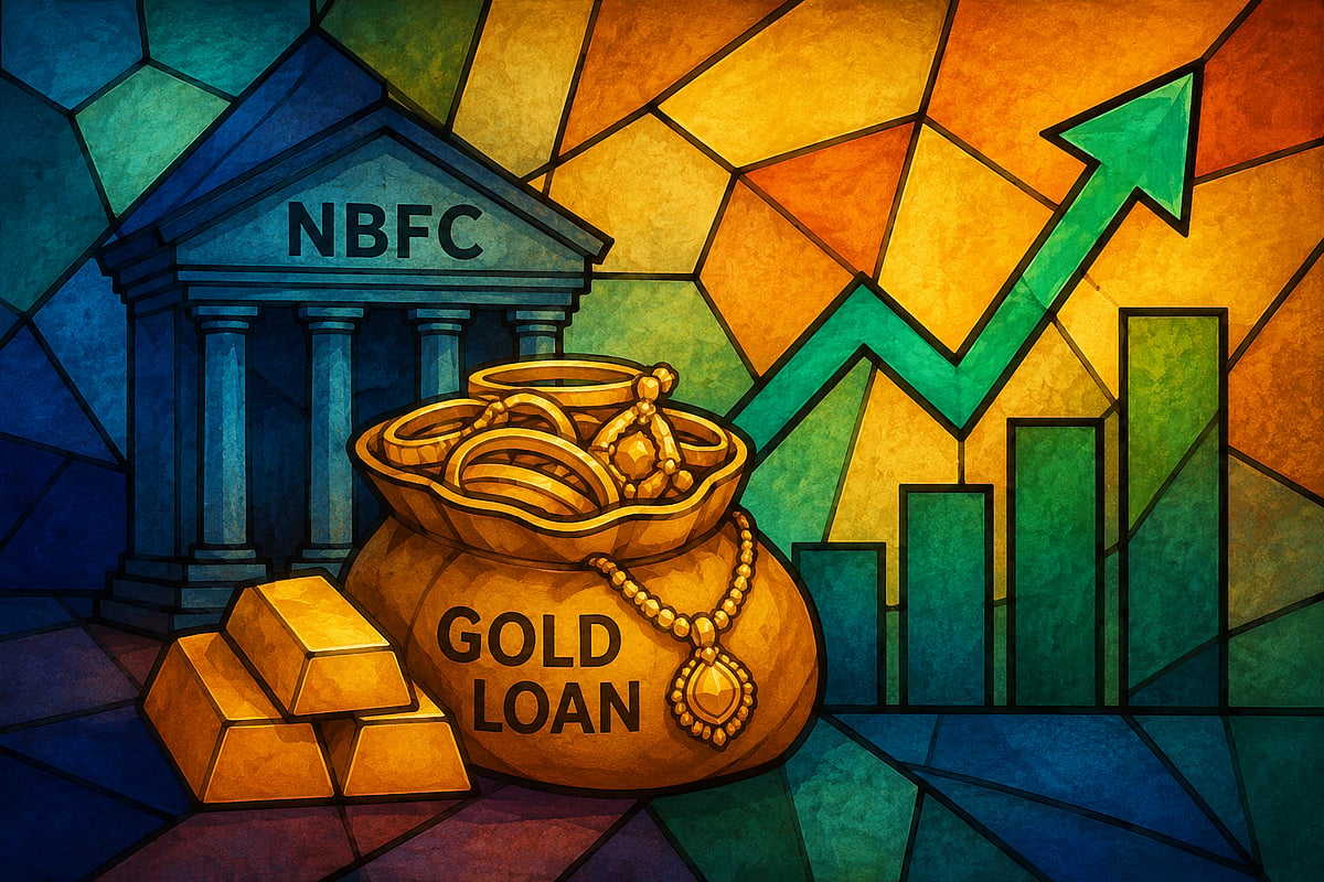 AI Generated : NBFC Gold Loans Jump 70 Per Cent In May