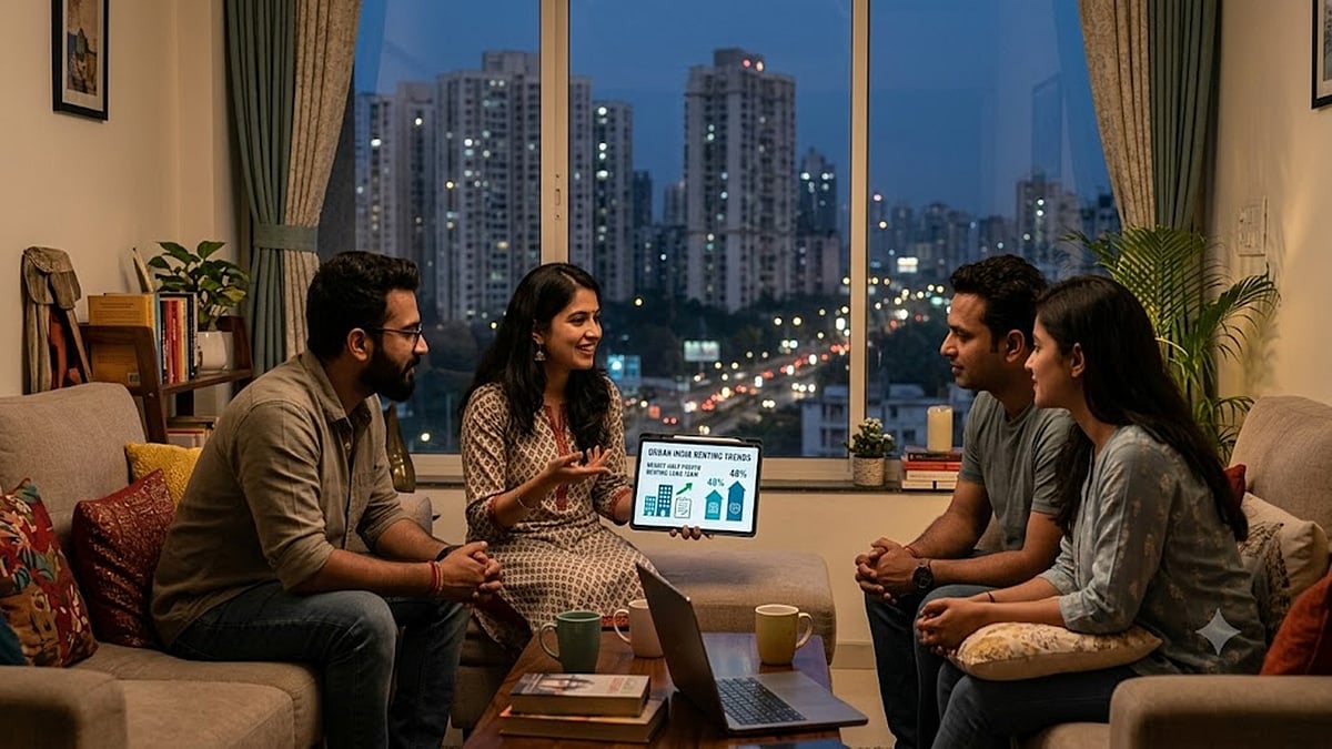 Mumbai and Delhi stand out as the places where tenants carry the heaviest load.  - AI Image