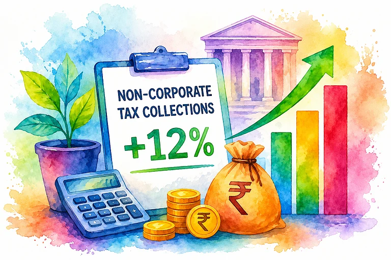 Net Non-Corporate Tax Collections Rise 12 Per Cent in FY27 - AI generated