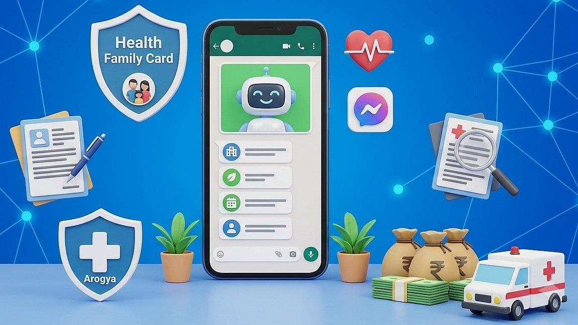 Ayushman Sarathi WhatsApp card application - AI