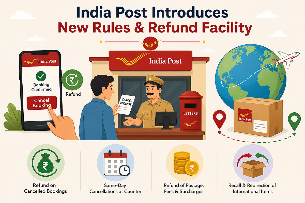 India Post Introduces Refund Rules for Cancelled Bookings - AI Generated