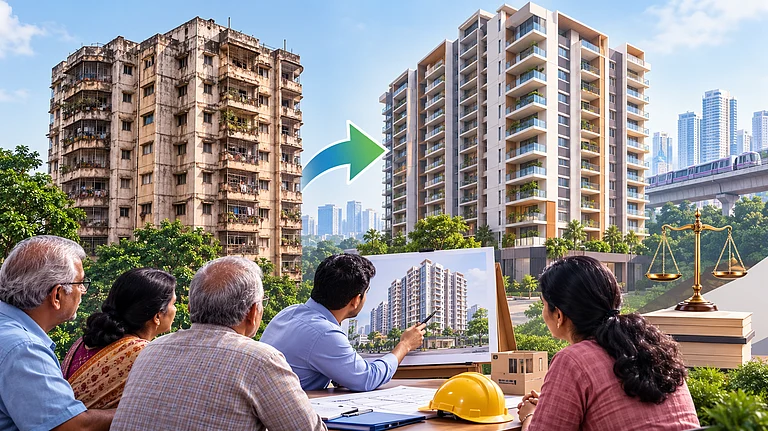 Bengaluru apartment redevelopment under new bill - AI