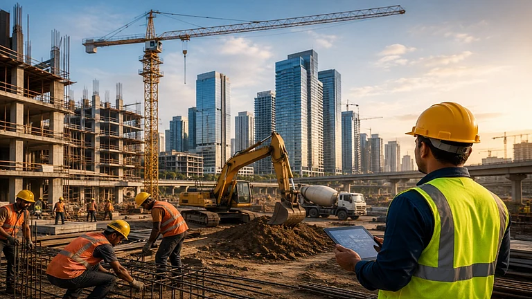 India's housing and infrastructure ambitions are entering a new phase where the focus is no longer only on building more, but on building better, faster and more sustainably. - AI Image
