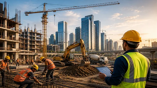 AI Image : Indias housing and infrastructure ambitions are entering a new phase where the focus is no longer only on building more, but on building better, faster and more sustainably.