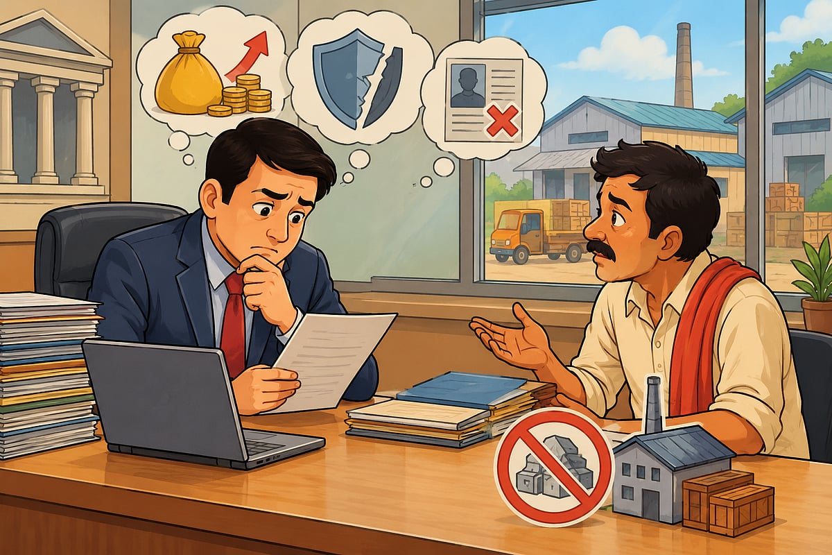 Banks Face Hurdles In Rs 20 Lakh Collateral-Free MSE Loans - AI Generated